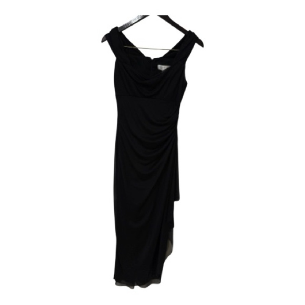 Jackie Jon Sophisticated Black Maxi Dress. Size 4. - Picture 2 of 9